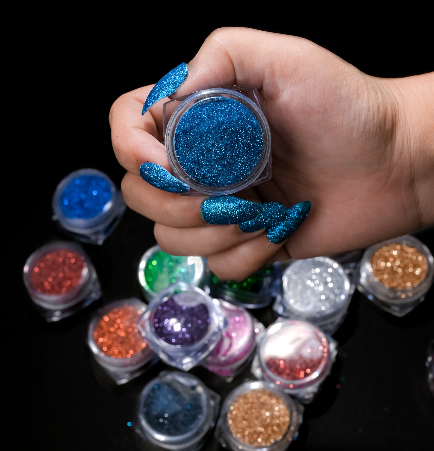 💅 Nail Glitter Set – 12-Piece Ultra-Fine Glitter for Nails