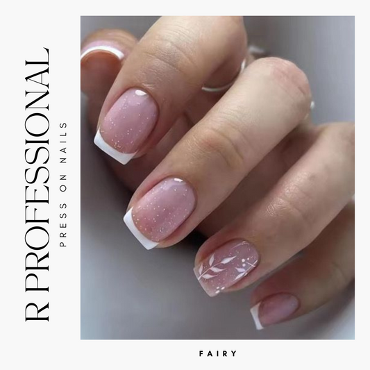 R PROFESSIONAL Press-On Nails – 24-Piece Set –Fairy